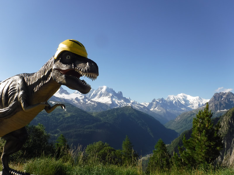 Juste à côté du Mont-Blanc, il y a des traces des ancêtres des dinosaures, les Archosaurs! Pas génial ça?